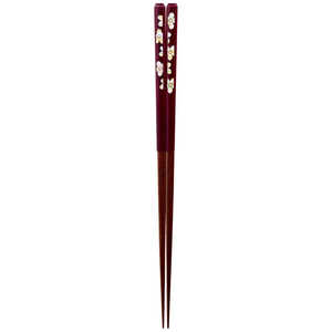 イシダ 箸 一双 貝象嵌 白金桜 21cm 38906 イシダ 箸 一双 貝象嵌 白金桜 21cm 38906