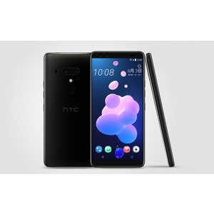 HTC SIMフリースマートフォン HTC U12+［メモリ/ストレージ： 6GB/128GB］ セラミックブラック HTCU12+