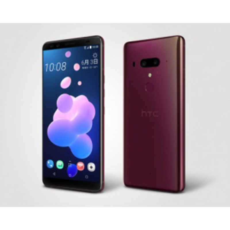 HTC HTC SIMフリースマートフォン HTC U12+［メモリ/ストレージ： 6GB/128GB］フレームレッド HTCU12+ HTCU12+