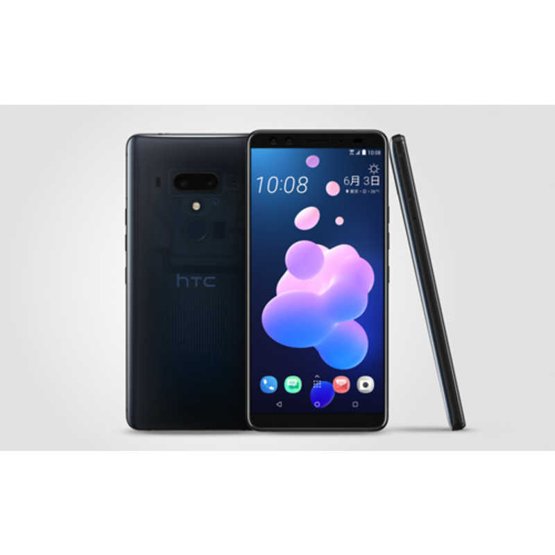 HTC HTC 【防水･防塵･おサイフケータイ】HTC U12+トランスルーセントブルー HTCU12+ HTCU12+