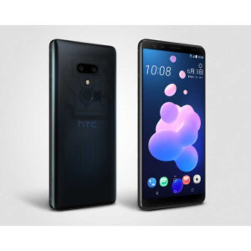 HTC HTC 【防水･防塵･おサイフケータイ】HTC U12+トランスルーセントブルー HTCU12+ HTCU12+