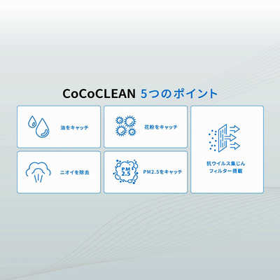 富士工業 業務用空気清浄機 CoCoCLEAN ココクリーン マットホワイト ERSCCCS02TW