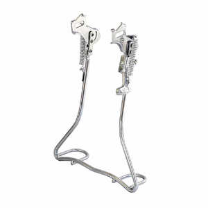 昭和インダストリーズ 26型 両立スタンド(自動ロック機構・アシスト機構付) クロムメッキ W-13 AL