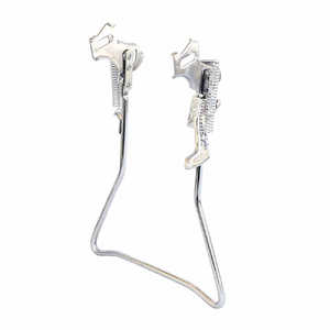 昭和インダストリーズ 26型 両立スタンド(自動ロック機構付) クロムメッキ W-13