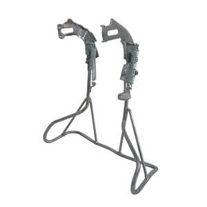 昭和インダストリーズ 27型 超ワイドガッチリ両立スタンド(自動ロック機構・アシスト機構付) クロムメッキ W-03SW