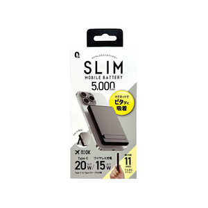 �N�I���e�B�g���X�g�W���p�� ���C�����X15W MAG�����o�C���o�b�e���[5000mAh �u���b�N CQTW-0500BK
