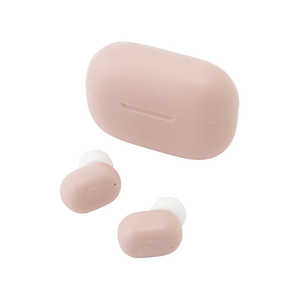 クオリティトラストジャパン フルワイヤレスイヤホン ピンク [ リモコン・マイク 対応 / ワイヤレス ( 左右分離 ) / Bluetooth ] QB-082CPK