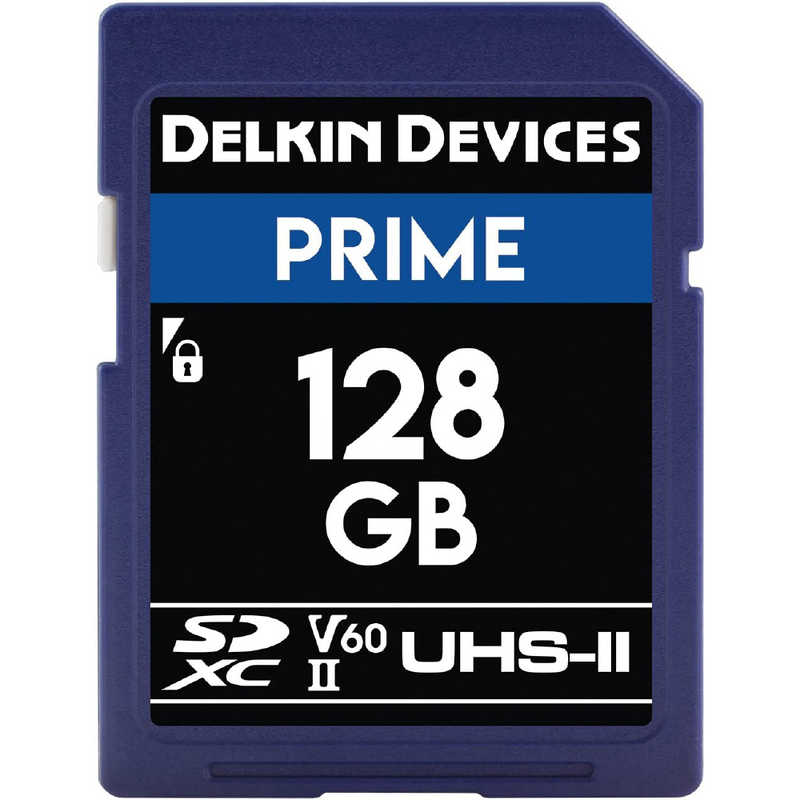 デルキンデバイス デルキンデバイス PRIMEシリーズ SD UHSII(U3/V60)カード 128GB ［Class10 /128GB］ DDSDB1900128 DDSDB1900128