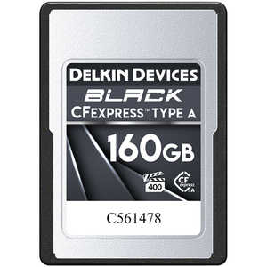 デルキンデバイス BLACK Cfexpressカード Type A (160GB) DCFXABLK160