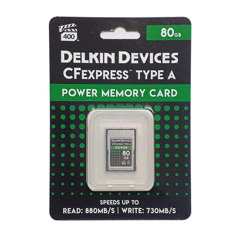 デルキンデバイス デルキンデバイス POWER CFexpress Type A カード 80GB VPG400 ［80GB］ DCFXAPWR80 DCFXAPWR80