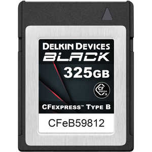 デルキンデバイス BLACK CFexpress Type Bカード 325GB 最低持続書込速度 1530MB/s DELKIN DEVICES DCFXBBLK325