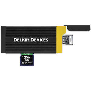 デルキンデバイス USB 3.2 CFexpress Type A / SD UHSII カードリーダ DDREADER-58