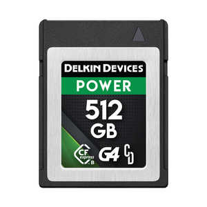 デルキンデバイス POWER CFexpress Type B G4カード 512GB 最低持続書込速度 805MB/s ［512GB］ DCFXBP512G4
