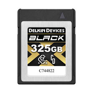 ǥ륭ǥХ BLACK 4.0 CFexpress Type B  325GB (ɹ3530MB/s 3250MB/s) DELKIN DEVICES DCFX4B325