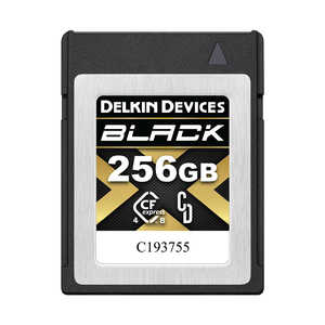 デルキンデバイス BLACK 4.0 CFexpress Type B カード 256GB (最大読込3650MB/s 最大書込3250MB/s) DELKIN DEVICES DCFX4B256