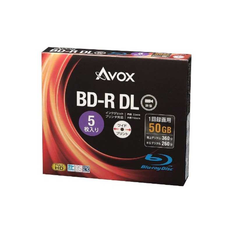 AVOX AVOX 録画用BD-R BR260RAPW5A BR260RAPW5A