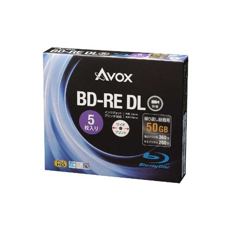 AVOX AVOX 録画用BD-RE BE260RAPW5A BE260RAPW5A