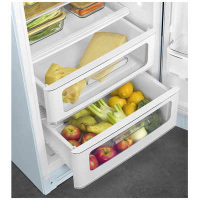 SMEG 冷蔵庫 パステルブルー ［1ドア /右開きタイプ］ FAB28RPB5JP の