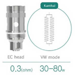 ELEAF Eleaf Melo2 ECコイル 0.3ohm 5pcs LV5506200S