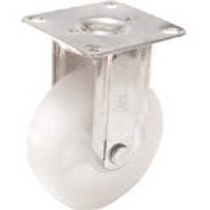 ユーエイキャスター ステンレスキャスター固定車 100径ナイロン車輪 SUSNK100