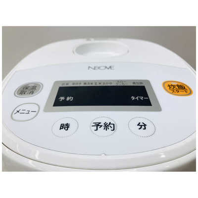 NEOVE 炊飯器 3合 マイコン ホワイト RRS-AM30WT の通販 - カテゴリ