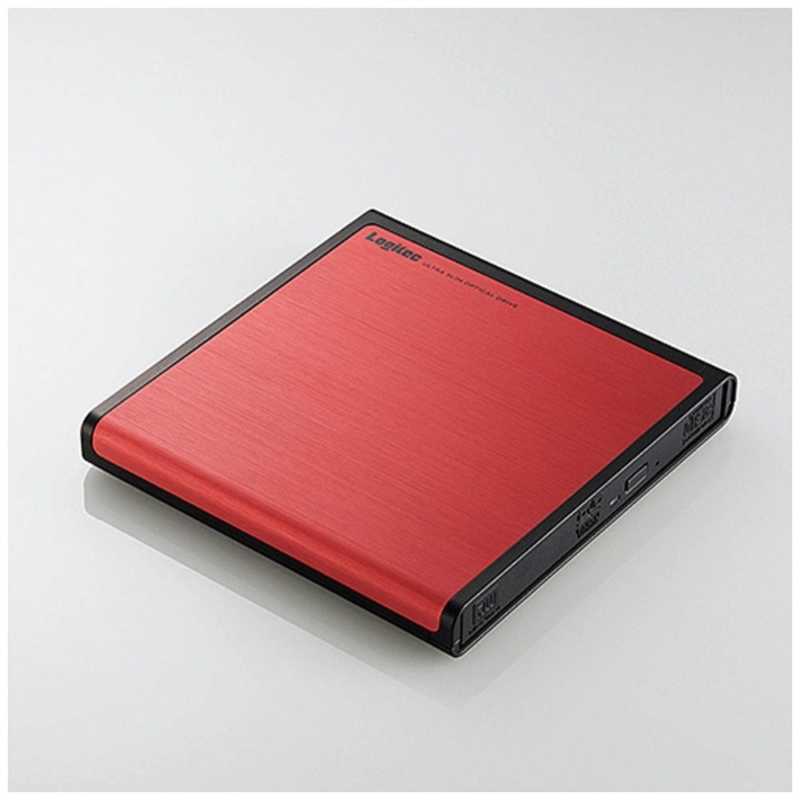 エレコム　ELECOM エレコム　ELECOM USB2.0ポータブルDVDドライブ 書込ソフト付き LDR-PMJ8U2LRD LDR-PMJ8U2LRD