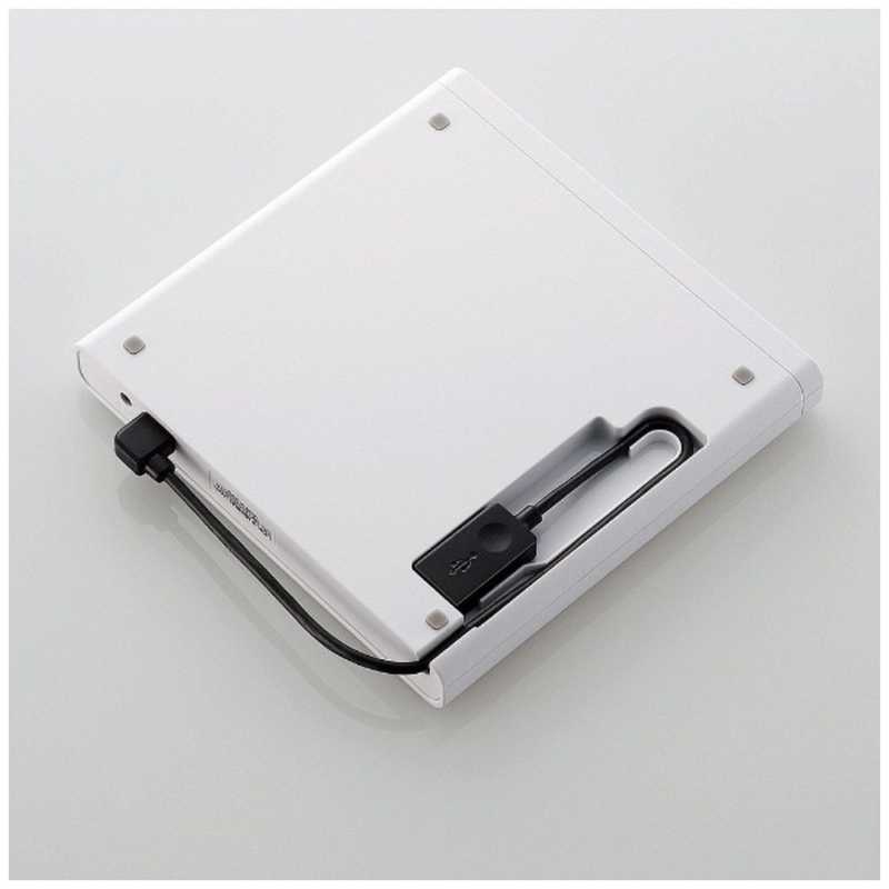 エレコム　ELECOM エレコム　ELECOM USB2.0ポータブルDVD (書込ソフト付き) LDR-PMJ8U2LWH LDR-PMJ8U2LWH
