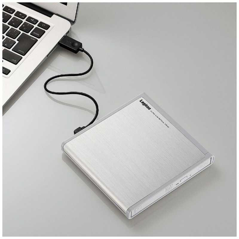 エレコム　ELECOM エレコム　ELECOM USB2.0ポータブルDVD (書込ソフト付き) LDR-PMJ8U2LWH LDR-PMJ8U2LWH