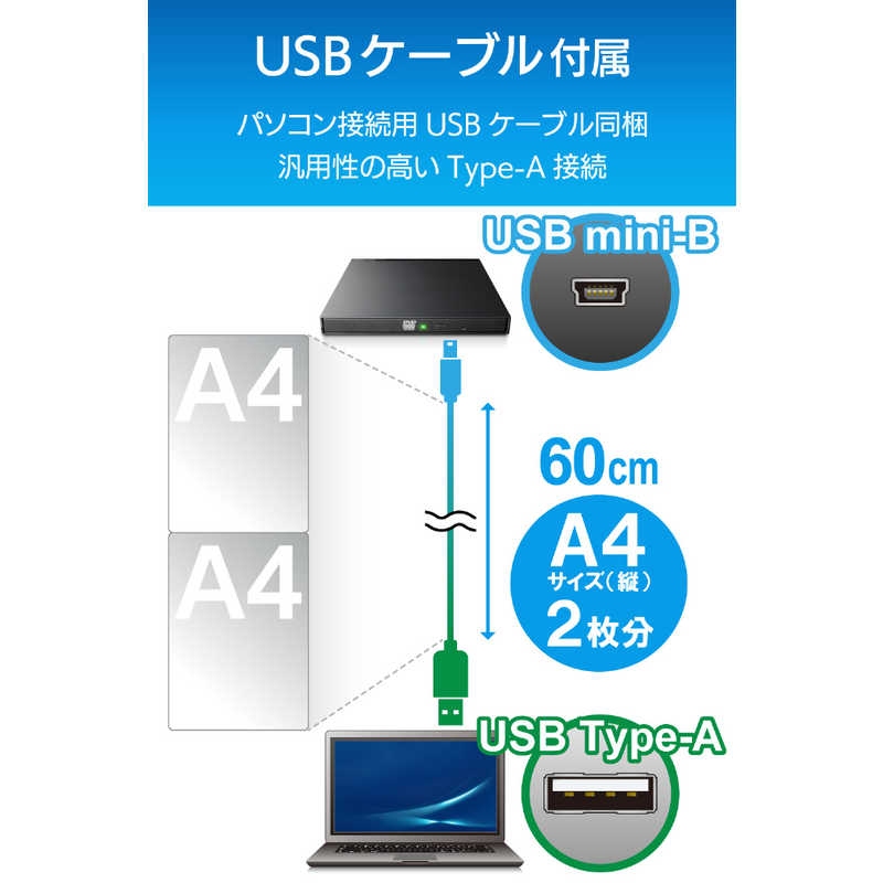 エレコム　ELECOM エレコム　ELECOM DVDドライブ USB2.0 薄型 ブラック LDR-PMK8U2LBK [USB-A] LDR-PMK8U2LBK [USB-A]