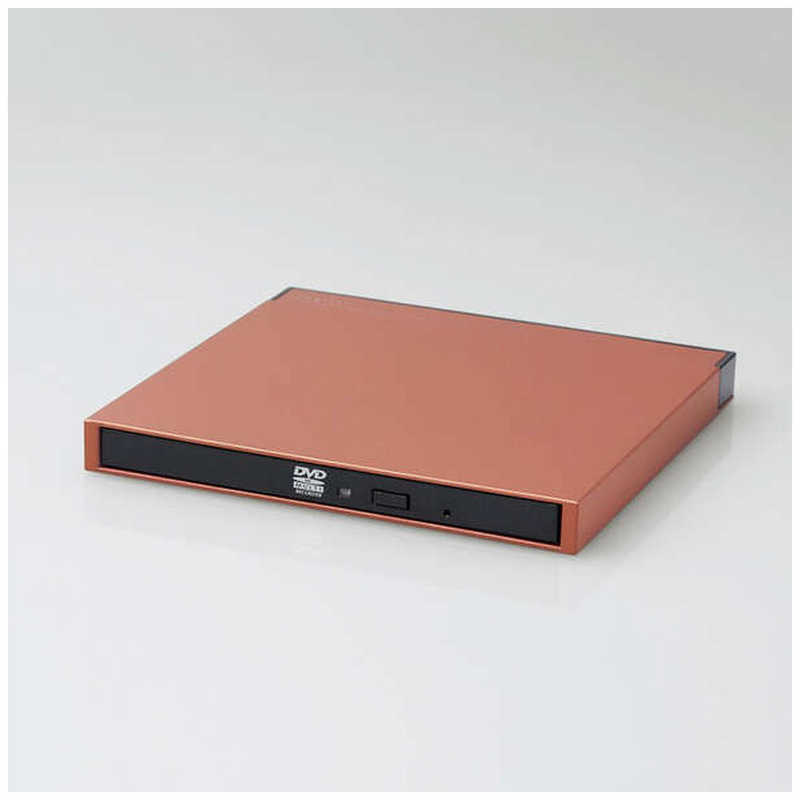 エレコム　ELECOM エレコム　ELECOM ポータブルDVDドライブ USB3.2(Gen1) M-DISC対応 書き込みソフト付 Type-Cケーブル付 レッド LDR-PML8U3CLRD LDR-PML8U3CLRD