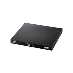 エレコム ELECOM 【アウトレット】Blu-rayディスクドライブ USB3.2 Gen1(USB3.0) スリム 再生 & 編集ソフト付 UHDBD対応 ブラック LBDPWA6U3VBK
