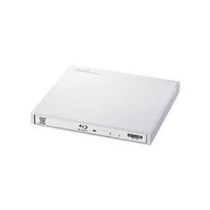 エレコム　ELECOM ポータブルブルーレイディスクドライブ USB3.2 Gen1(USB3.0) スリム 再生&編集ソフト付 UHDBD対応 Type-Cケーブル付属 ホワイト LBD-PWA6U3CVWH