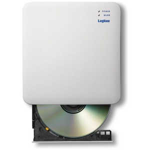 エレコム　ELECOM スマホ タブレット 用 外付け CDドライブ WiFi ワイヤレス接続 ホワイト LDRSM5WURWH