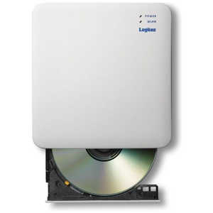 エレコム　ELECOM スマホ タブレット 用 外付け CD DVDドライブ WiFi ワイヤレス接続 ホワイト LDR-SM5WUVWH