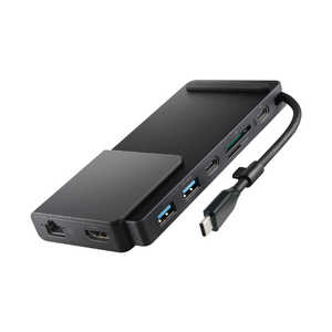 쥳 ELECOM USB Type C ɥå󥰥ơ ϥ 8-in-1 ( Type-C  ) ڡ쥤 LHBPMP8U3PS