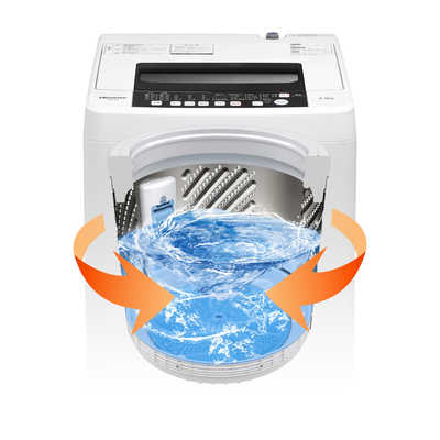ハイセンス 全自動洗濯機 ホワイト HW-T45C の通販 - カテゴリ：洗濯機
