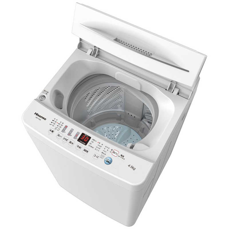 ハイセンス 全自動洗濯機 洗濯4.5kg HW-T45D ホワイト の通販 | カテゴリ：洗濯機・生活家電 | ハイセンス 家電通販のコジマ