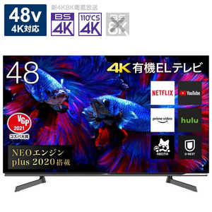 ハイセンス 有機ELテレビ 48V型 4Kチューナー内蔵 48X8F