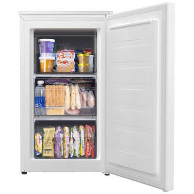 ハイセンス 冷凍庫 1ドア 前開き式 右開き 61L 直冷式 HF-A61W