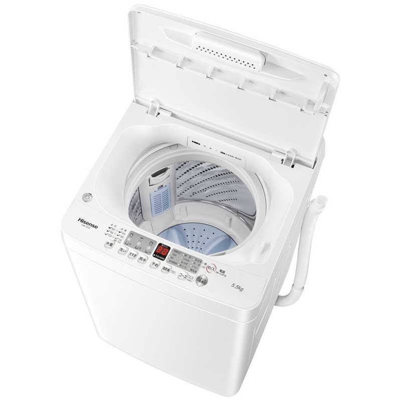 ハイセンス ハイセンス 全自動洗濯機 洗濯5.5kg HW-T55F ホワイト HW-T55F ホワイト
