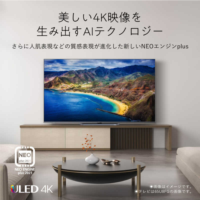 ハイセンス ハイセンス 液晶テレビ 75V型 4Kチューナー内蔵 75U8FG 75U8FG