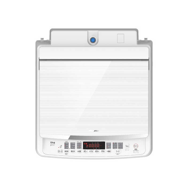 ハイセンス ハイセンス 全自動洗濯機 洗濯10.0kg Wi-Fi機能 ホワイト HW-DG1001 HW-DG1001