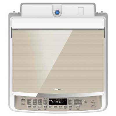 ハイセンス 全自動洗濯機 洗濯10.0kg Wi-Fi機能 自動投入 ホワイト