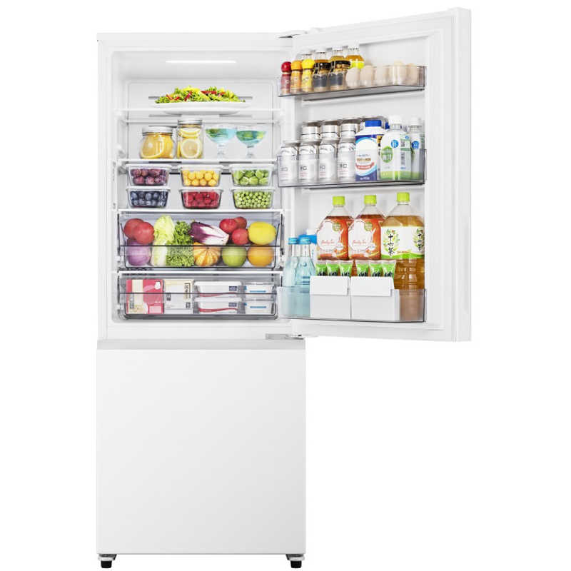 ハイセンス ハイセンス 冷蔵庫 2ドア 幅55cm 257L 右開き ホワイト HR-G260HW HR-G260HW