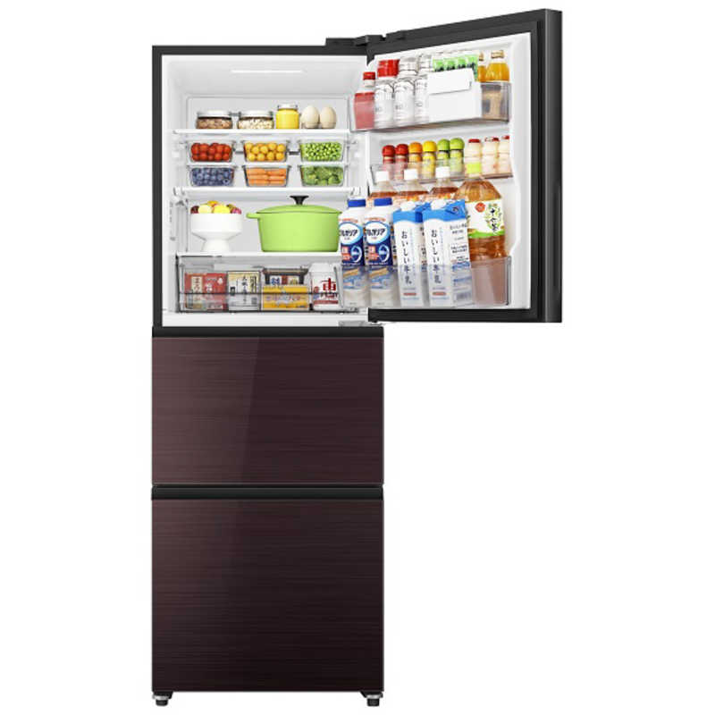 ハイセンス ハイセンス 冷凍冷蔵庫 ［幅55cm /283L /3ドア /右開きタイプ /2023年］ ブラウン HR-G280HBR HR-G280HBR