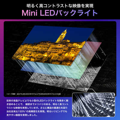 ハイセンス 4K Mini LED液晶テレビ U8Nシリーズ [ 85V型 / 4K