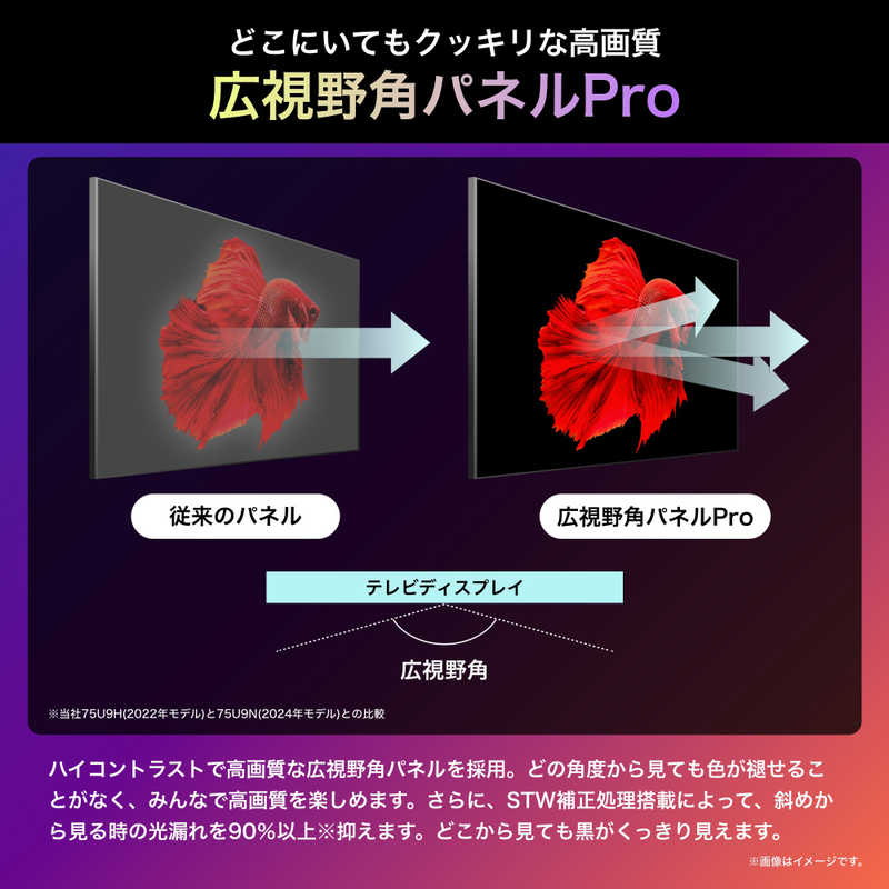 ハイセンス ハイセンス Mini LED液晶テレビ U9Nシリーズ [ 75V型 / Bluetooth対応 / 4K対応 / BS・CS 4Kチューナー内蔵 / YouTube 対応 ] 75U9N 75U9N