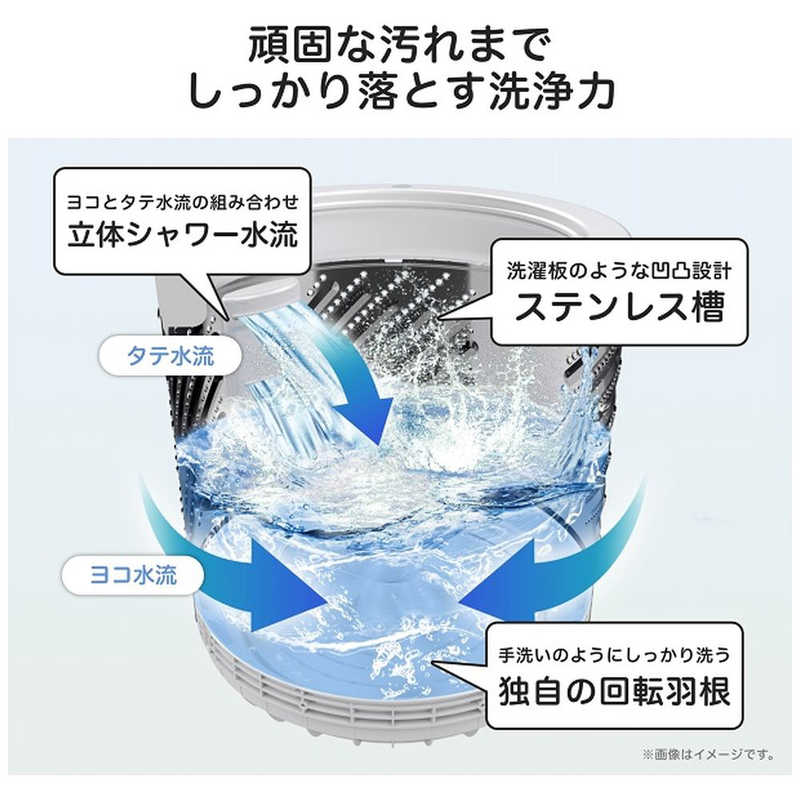 ハイセンス ハイセンス 全自動洗濯機 ［洗濯5.5kg /簡易乾燥(送風機能) /上開き］ ホワイト HW-T60J HW-T60J
