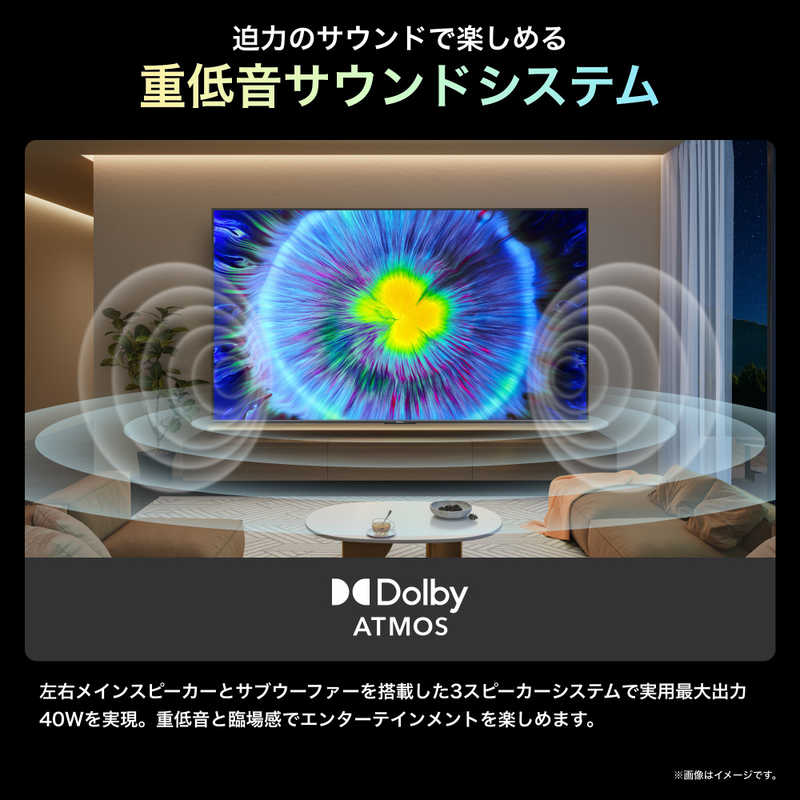 ハイセンス ハイセンス 液晶テレビ 100V型 4K対応 4Kチューナー内蔵 YouTube対応 Bluetooth対応 (要事前見積) 100U7N 100U7N