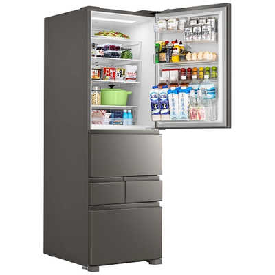 ハイセンス 冷蔵庫 5ドア 450L 右開き セレクトチルド室 真ん中野菜室